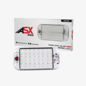 Asx5015 Asx Lighting Dome Light 48 Led - 8w Bivolt 12v 24v 800 Lumens