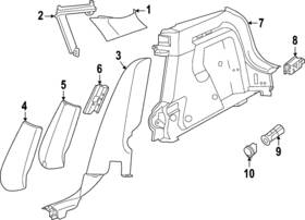 3g8-947-409 Audi Genuine Cargo Lamp