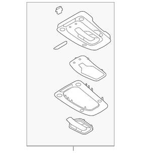 4k0-947-135-ah-et1 Audi Genuine Lamp Assembly