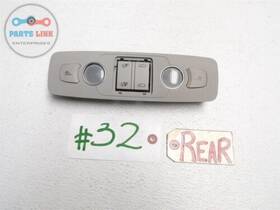 4l0947112b13u Audi 2007-2009 Q7 Interior Roof Dome Map Reading Light Lamp Rear With Sunroof Gray
