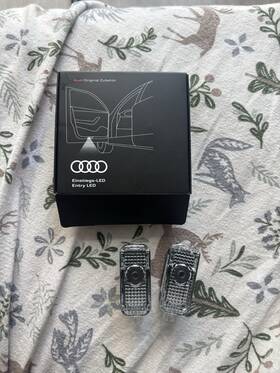 Audi Oem Accessories 4g0052133a Puddle Door Lights Logo
