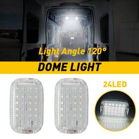 2230338 Auxito 2x Interior Led Dome Light Cargo Area For Ford Transit 150 250 350 Hd 15-2024 Xh