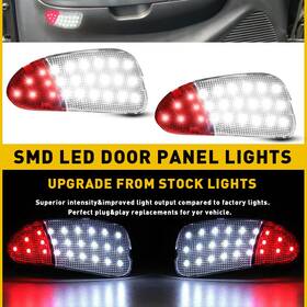 Eoq-ww-39842 Auxito Pair Courtesy Led Light Door 1997-1999 Fit Ford Red F-250 White Lamp Accessories Eoq-ww-39842 Auxito Pair Courtesy Led Light Door 1997-1999 Fit Ford Red F-250 White Lamp Accessories