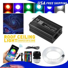 Auxito Kdy 0.5/1000 1000pcs Headliner Star Light Kit Roof Twinkle Ceiling Optic Fiber Home Car