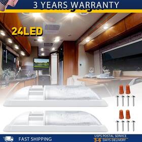 Xdd-06-1-tm2 Auxito Led Rv Ceiling Dome Light Interior Lighting For Trailer Camper 2 Pack 12v T