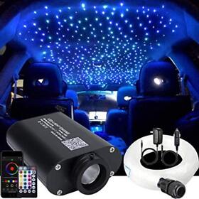 Azimom Bluetooth 16w Rgbw Fiber Optic Lights Star Ceiling Lighting Kits Azimom Bluetooth 16w Rgbw Fiber Optic Lights Star Ceiling Lighting Kits