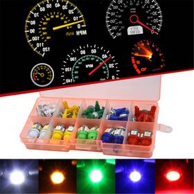 Bcsmmcar 160518826200 Car T5 T10 Led 5050 Smd Bulb For Instrument Panel Gauge Cluster Front Dash Light