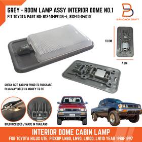 Bd Aa 81240-89103-4 Interior Dome Cabin Light Lamp For Toyota Pickup Ln90 Ln105 Ln110 Hilux 88-96