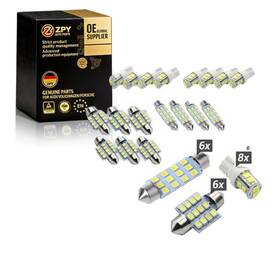 31-1210-128 Beyu New White Led Light Interior Package Kit For T10 And 31mm Map Dome License Plate