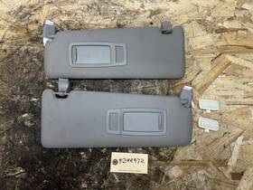 51167313611 Bmw 10-17 F32 4 Series Gray Sunvisor And Reading Lamp Set 2pc Oem 2