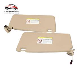 51168205426 Bmw 51168205425/51168205426 E38/e39 Sunvisors Pair Sand Beige/tan With Lighted Vanity Mirrors Oem 511682
