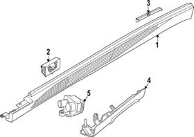 63-17-5-a9d-4b5 Bmw Genuine Courtesy Light