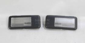 63316961993 Bmw E83 X3 Basalt Gray Sun Visor Vanity Mirror Lights Lamps 2003-2010 Oem