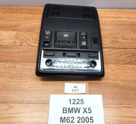 7114066 Bmw 04-06 Oem E53 X5 Front Overhead Console Sunroof Control Dome Light Black