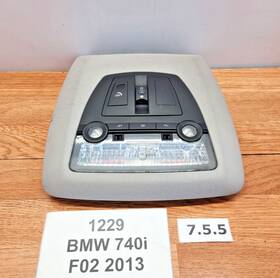 Bmw 7978337 13-15 Oem F01 F02 740 750 760 Front Overhead Console Dome Light Reading