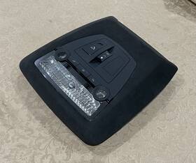 9201459 Bmw 13-15 Oem F01 F02 Roof Console Dome Light Sunroof Switch Alcantara Black