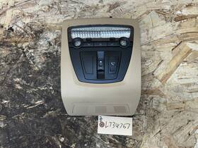 9245253 Bmw 2011-2014 F25 X3 Roof Sunroof Sos Reading Light Switch Panel Tan Oem