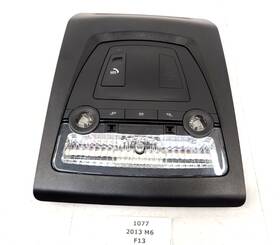 9276230 Bmw Oem F07 F10 F02 F06 F13 Upper Roof Dome Reading Light Switch Panel Black