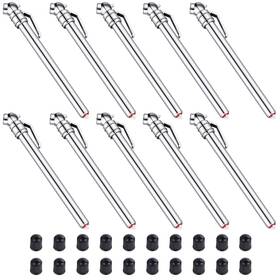 Gauges-t291 Boao 10 Pieces Pencil Tire Pressure Gauge Stainless Steel Stem