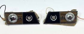 1731244 Cadillac Vintage Fleetwood Deville Rwd Right And Left Set Courtesy Map Light Lamp