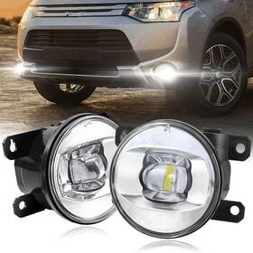 84501 Cawanerl Led Lens Fog Light Replacement For Subaru 10-12 Mitsubishi