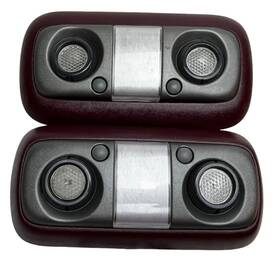 15725072 Chevrolet 1994-1999 C/k Suburban Tahoe Yukon Red Front Shallow And Rear Dome Map Light Pair
