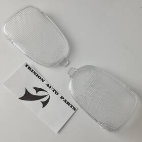 1140518 Chevy 2002-2009 Trailblazer Front Rear Dome Light Lens Clear Cover Set Oem