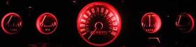 13466f Classic Industries 1965-66 Mustang Instrument Gauge Cluster Led Bulb Kit Red