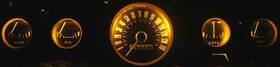 13466h Classic Industries 1965-66 Mustang Instrument Gauge Cluster Led Bulb Kit Amber
