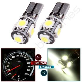 Cb990408s717 Cn-batteries 2pcs T10 194 168 White 5smd Led Map/license Plate Light Bulb Canbus No Error