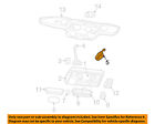 1dt52dx9ab Console-lamp Chrysler Oem Overhead