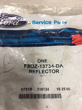 F80z13734da Continental F8oz13734da New 1998-2002 Left F Door Courtesy Lamp Lens