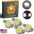 12-smd D-16 Led Monster White Canbus Festoon Map Dome Light 748388787600