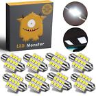12-smd D-20 Led Monster White Canbus Festoon Map Dome Light 748388787648