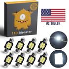 6-smd D-40 Led Monster White Canbus Festoon Map Dome Light 748388787846