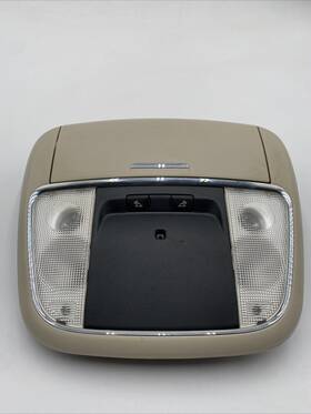 0000059153 Dodge 14-20 Durango Center Overhead Console Roof Dome Light Storage Lt Tan/black
