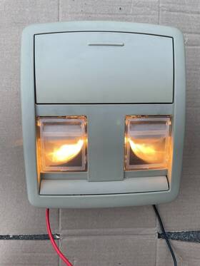 1ar29bd1aa Dodge 2005-2008 Charger 300 Magnum Front Overhead Console Dome Light 112426 Oem