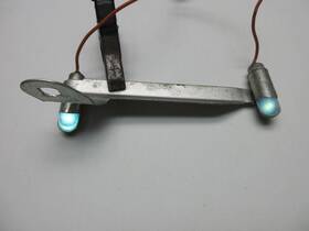 3635635 Dodge 1972 To 1979 In Dash Ashtray Light Assembly Working Blue Lights