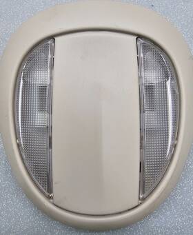 78954256 Dodge 01-07 Grand Caravan Town Country Overhead Console Dome Map Light Assembly Tan