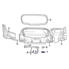 68598098aa Dodge Oe Front Cargo Area Light