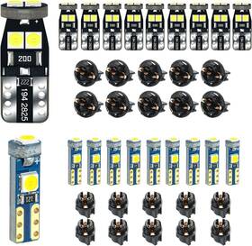 Dodofun-pc74-pc194 Dodofun 12v White T5 37 74 73 2723 2721 T10 158 168 194 2825 With Socket