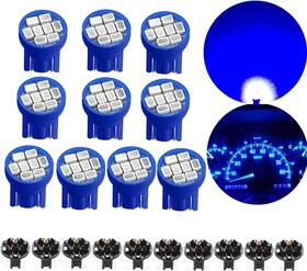 222031 Dssooy 10pack T10 194 168 Led Light Bulb 158 161 2825 Instrument Panel Gauge Blue 222031 Dssooy 10pack T10 194 168 Led Light Bulb 158 161 2825 Instrument Panel Gauge Blue