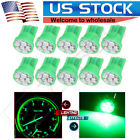 E9904201490cp Eccpp Pcs Ultra Green Side Wedge Car Led Bulbs Guage