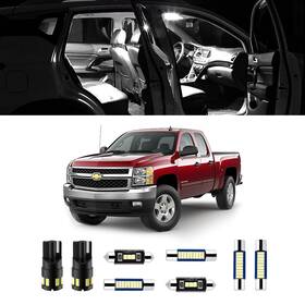 Easy Eagle Ledxd1-h2312 12pcs Super Bright Led Interior Chevy Silverado 2007-2013 White