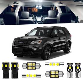 2835 Endpage 613965405942 11pc White Led Interior Light Kit For 2011-2020 Ford Explorer Super Bright 6000k
