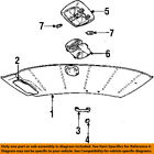 F1dz13776a Ford Oem-dome Reading-light Assy