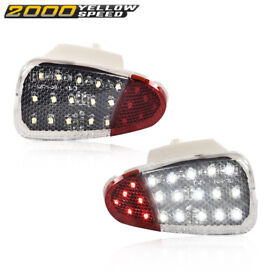 02ecd12faawt Fit For 1997-2004 F150 F250 Light Duty Led Interior Door Panel Courtesy Lamp Set