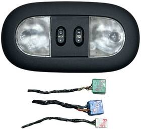 1153394-zhe Ford 2004-08 F150 F-150 Black Ebony Dome Map Light With Sunroof Rear Window Switch