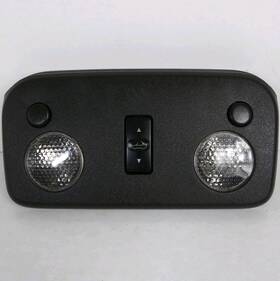 478514332 Ford 05-09 Mustang Convertible Top Switch Map Light Overhead Dome Black 06 07 08 09
