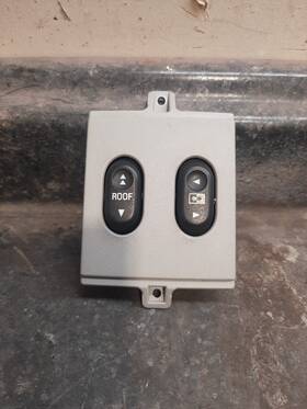 4let-14529-bew Ford 04-08 F150 Dome Light Window And Sunroof Switch With Mounting Panel Grey Oem